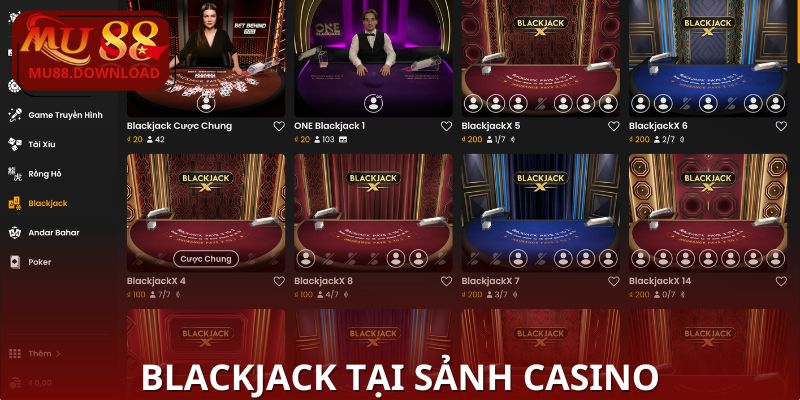 Trò chơi Blackjack nổi bật với tính chiến thuật cao