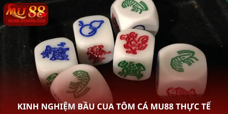 Kinh nghiệm Bầu Cua Tôm Cá MU88 thực tế